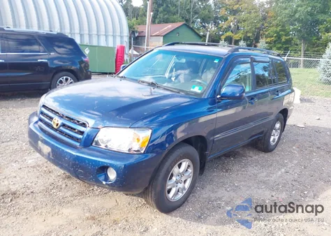 2004 Toyota Highlander V6 from USA, damaged, VIN JTEEP21A340005098
